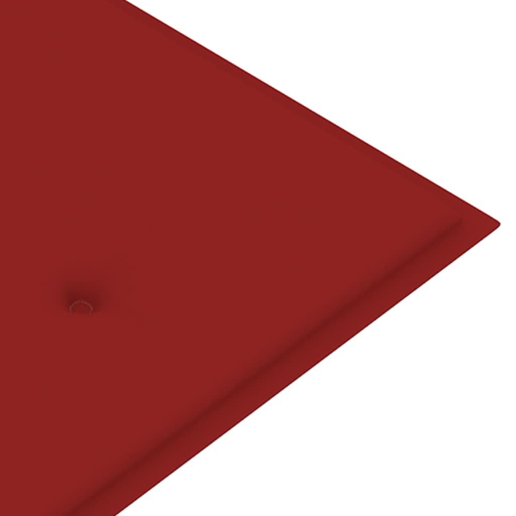 Tuinbankkussen 180X50X3 Cm Rood