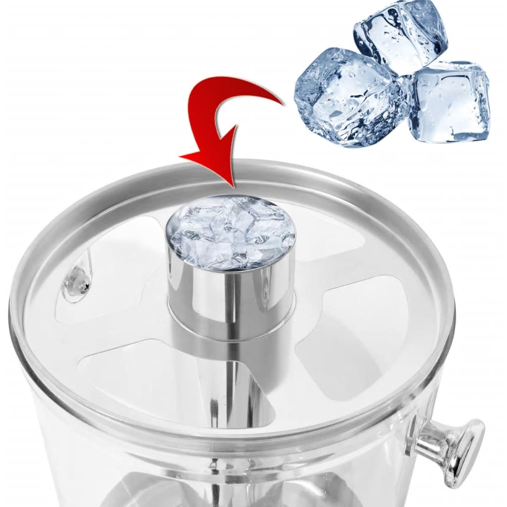 Dubbele Sapdispenser Roestvrij Staal 2X8 L