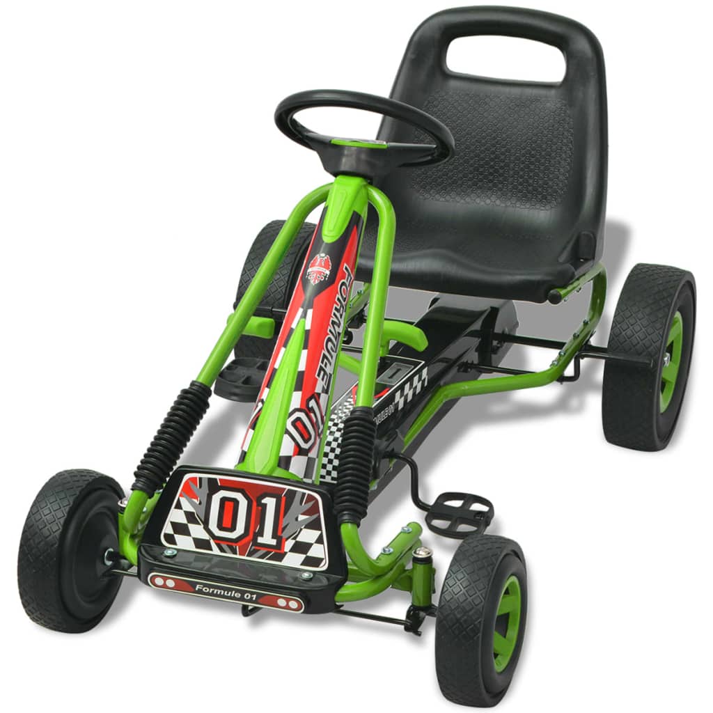 Skelter Met Pedalen En Verstelbare Zitting Groen