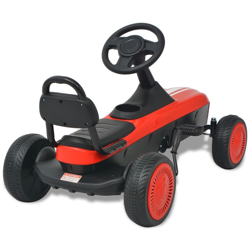 Skelter Met Pedalen Rood