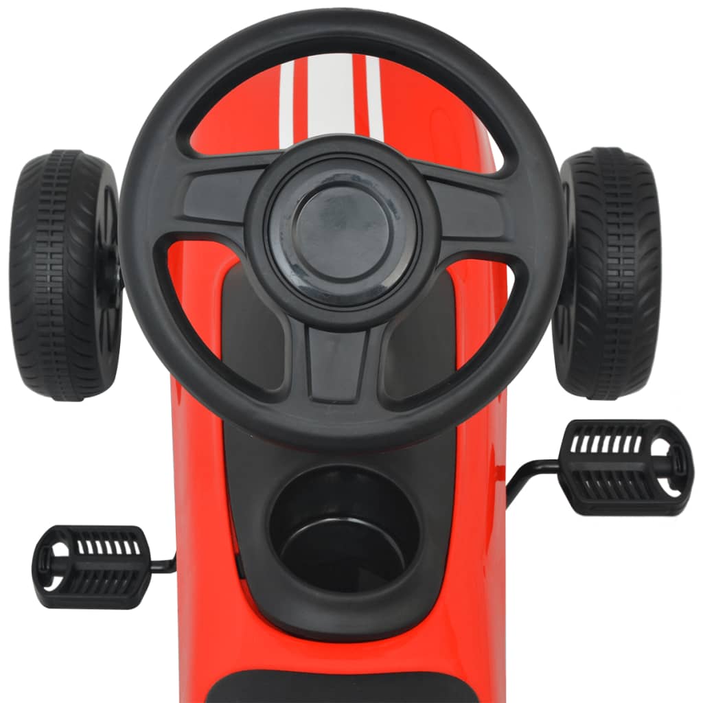 Skelter Met Pedalen Rood