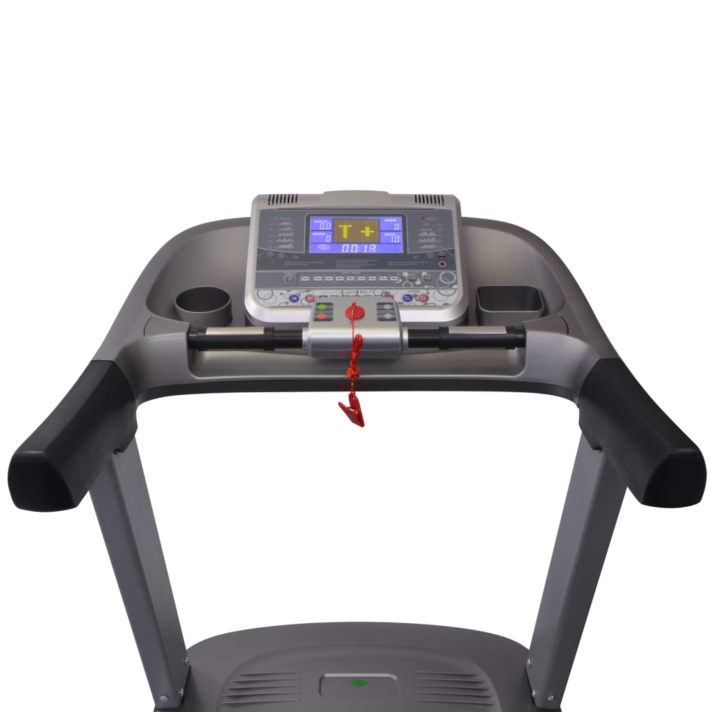 Elektrische Loopband 161X60 Cm Lcd-Scherm 1-22 Km/U 5 Hp