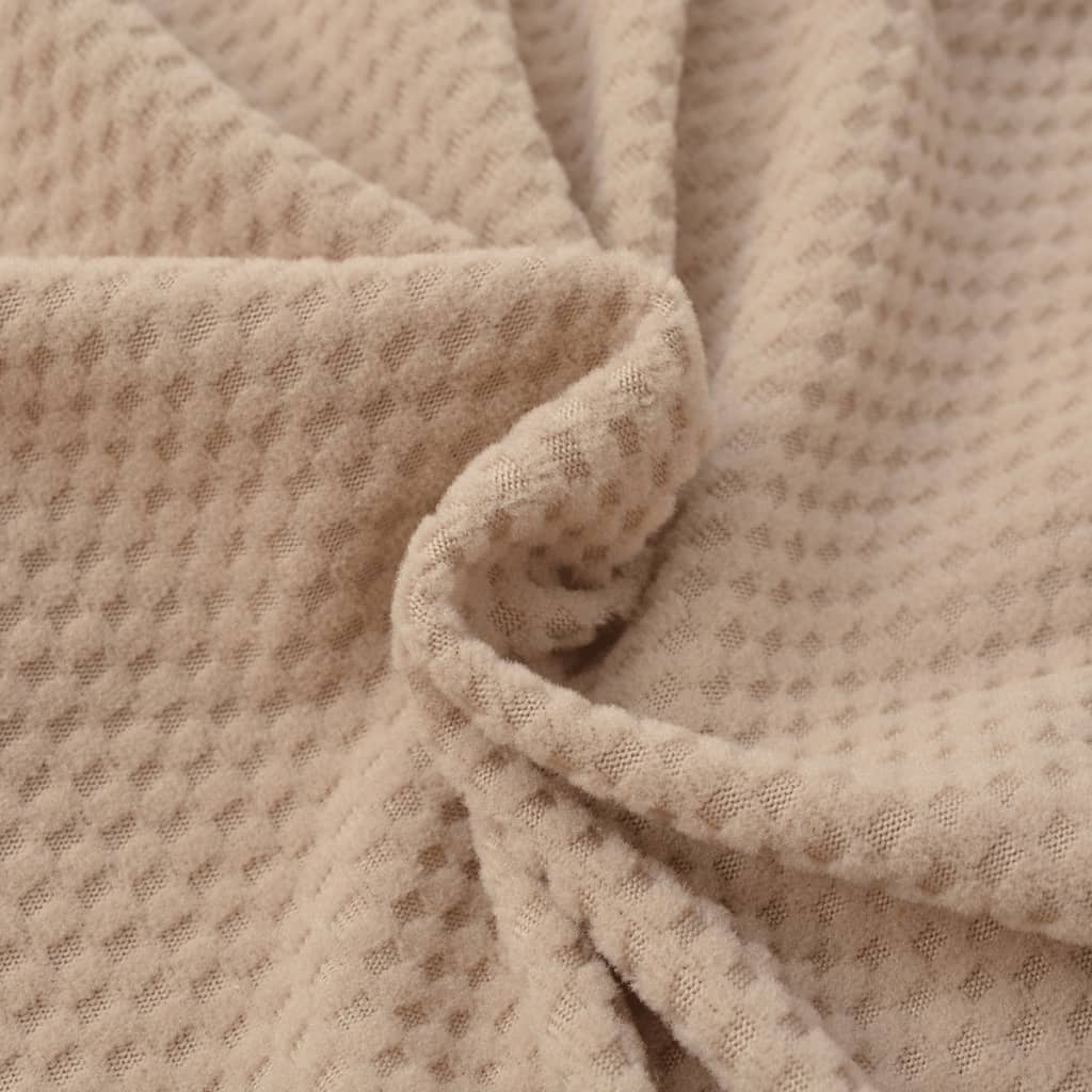Meubelhoes Voor Stoel Stretch Piqué Beige 6 St