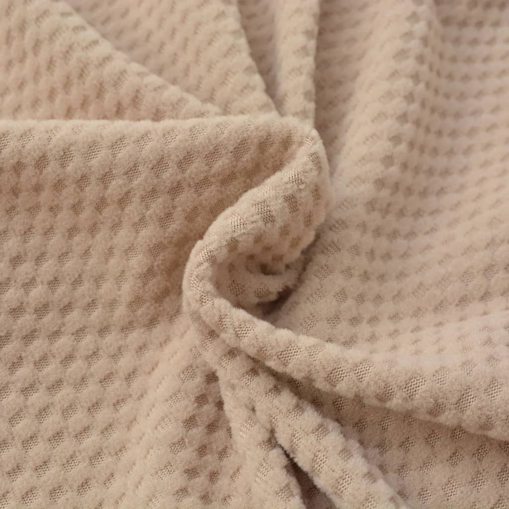 Meubelhoes Voor Stoel Stretch Piqué Beige 4 St