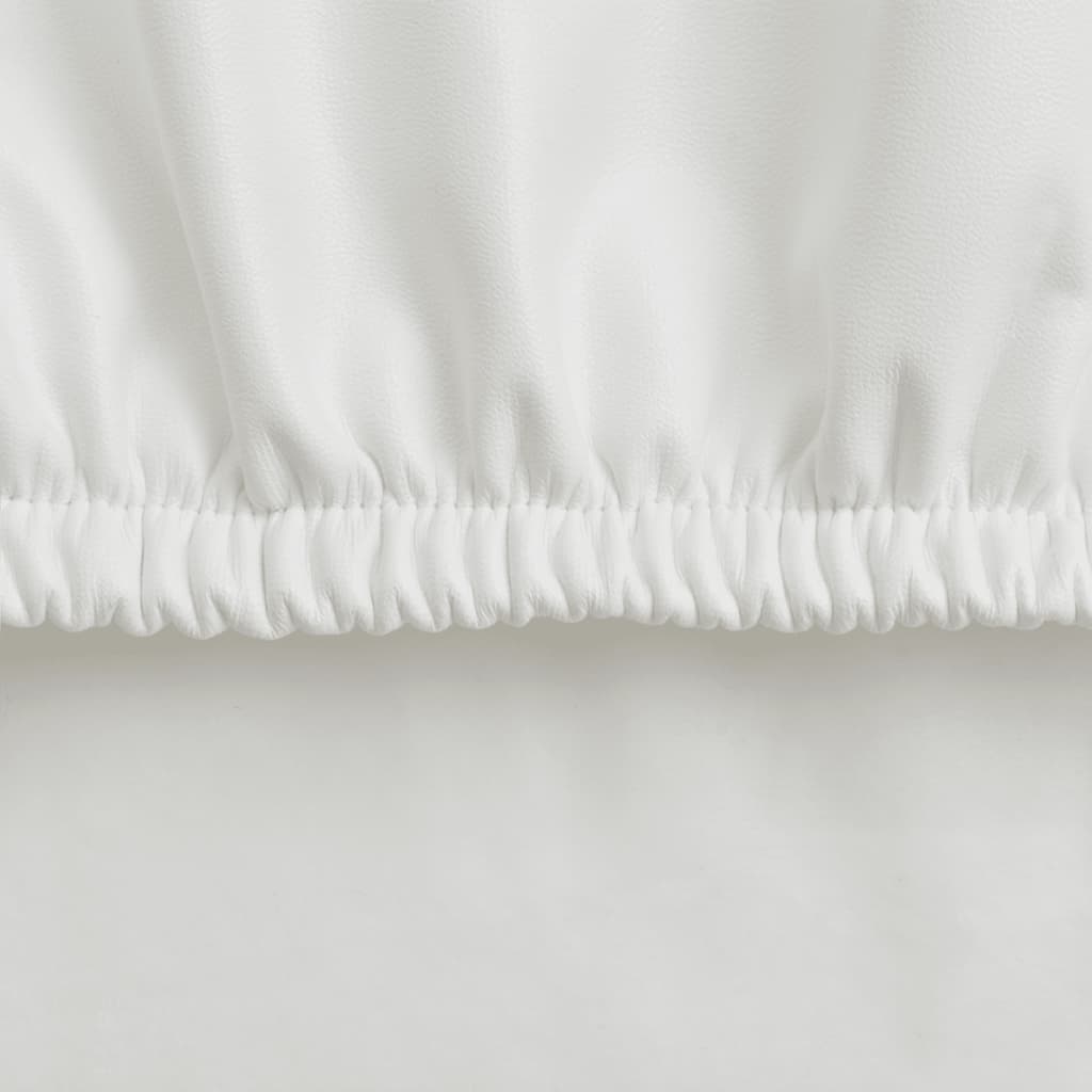 Stoelhoes Stretch Wit 183X76X74 Cm Imitatie Suède 2 St