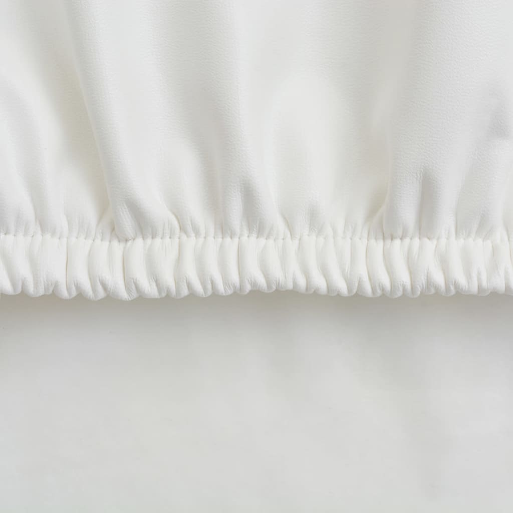 Meubelhoes Voor Stoel Stretch Wit Imitatie Suède 4 St
