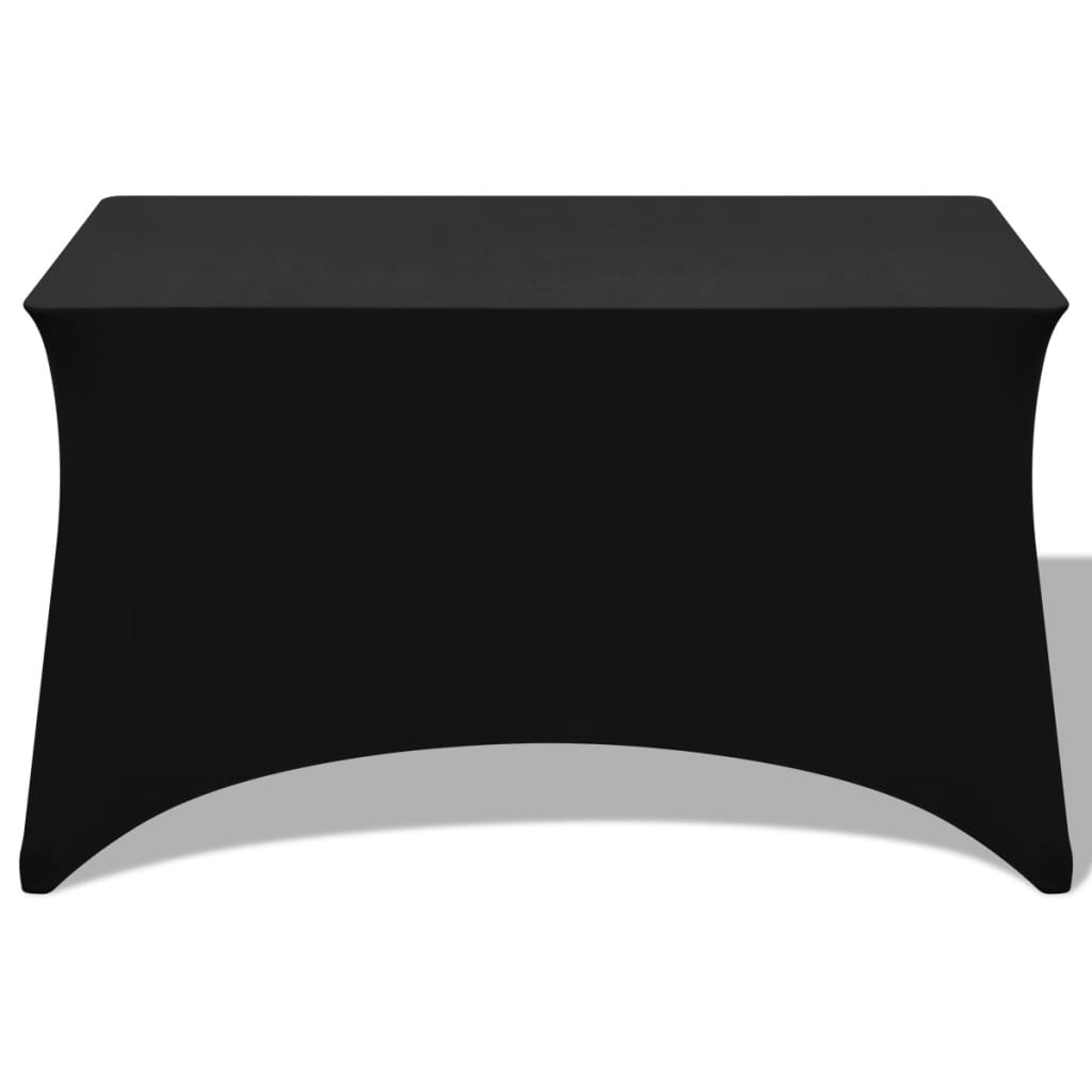 Tafelhoes Stretch Zwart 183X76X74 Cm 2 St