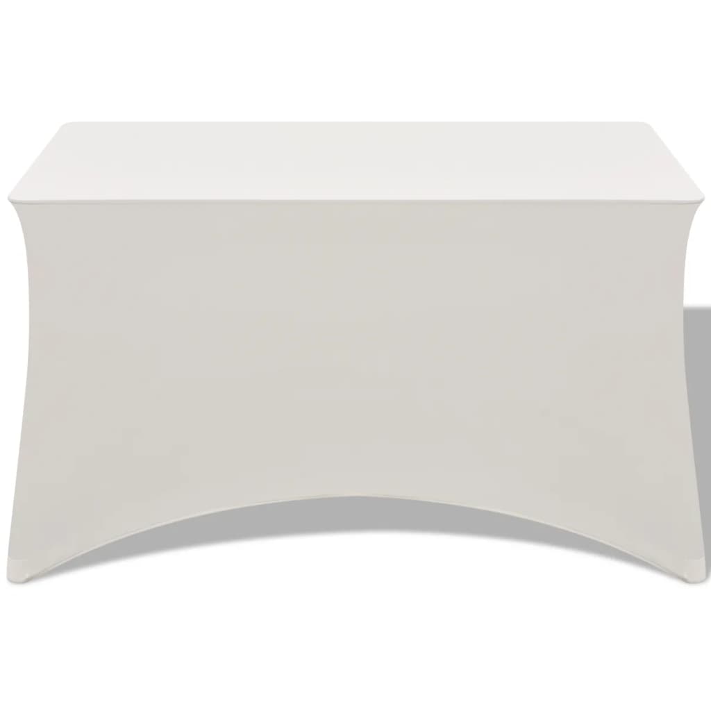 Tafelhoes Stretch 120X60,5X74 Cm Crème 2 St