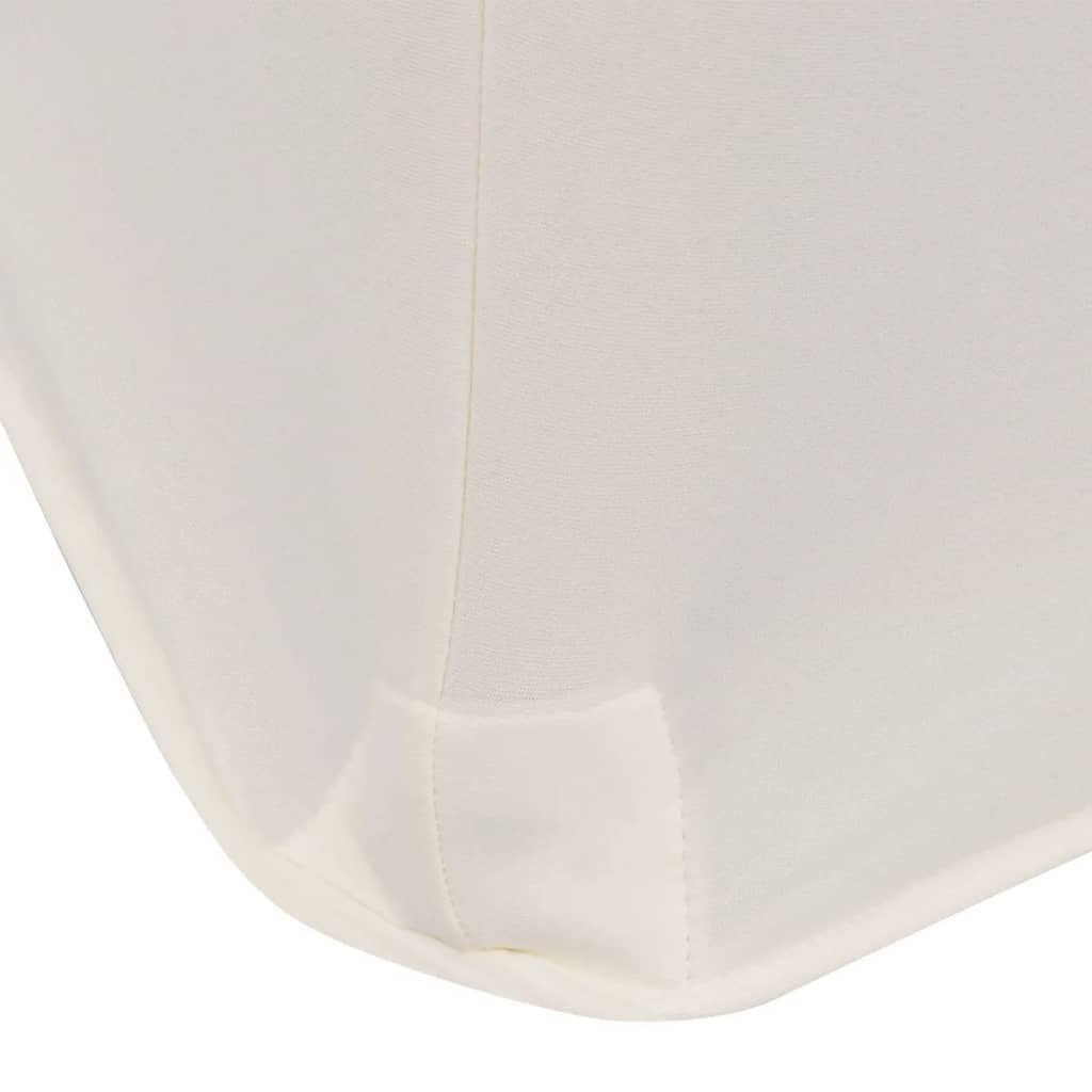 Tafelhoes Stretch 120X60,5X74 Cm Crème 2 St