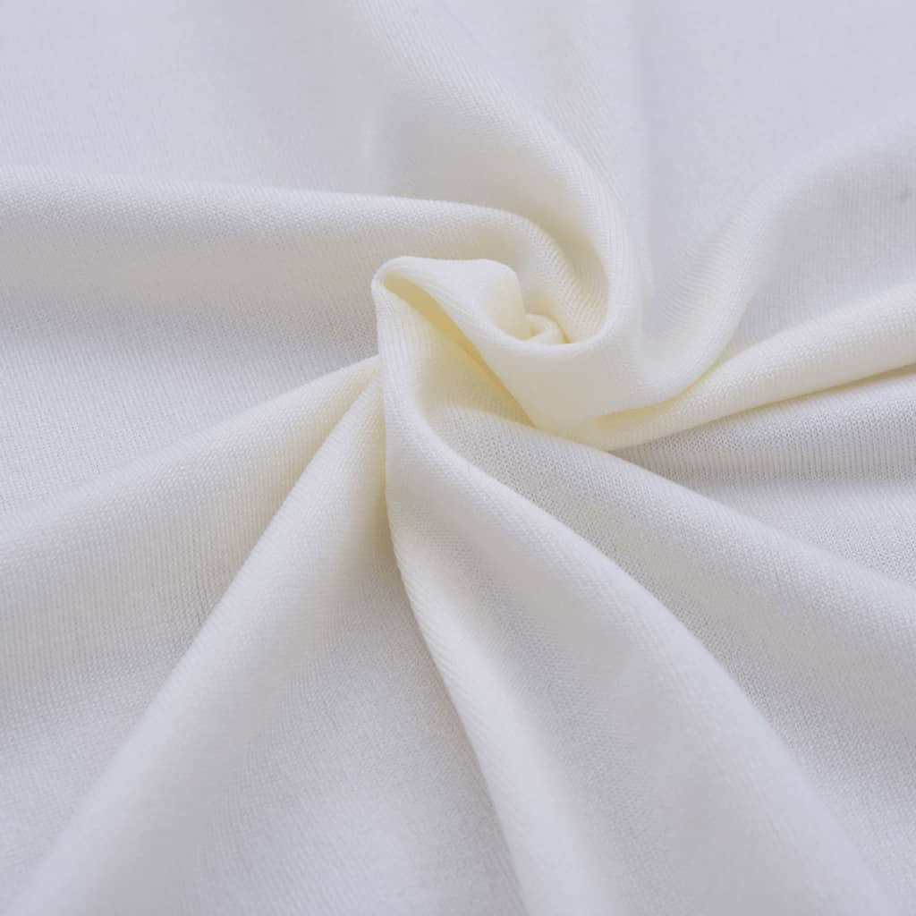 Tafelhoes Stretch 120X60,5X74 Cm Crème 2 St