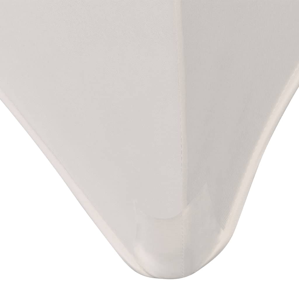 Tafelhoes Stretch 183X76X74 Cm Crème 2 St