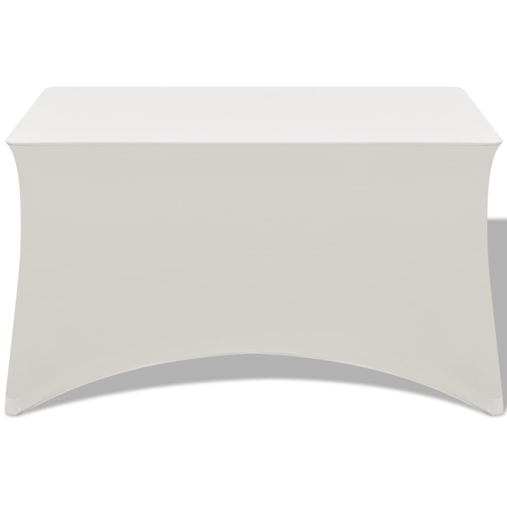 Tafelhoes Stretch 243X76X74 Cm Crème 2 St