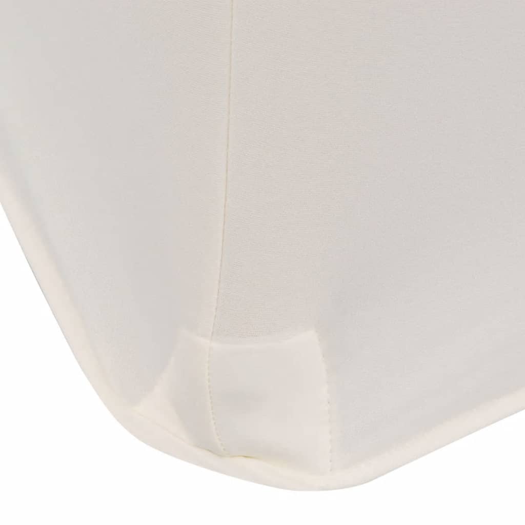 Tafelhoes Stretch 243X76X74 Cm Crème 2 St
