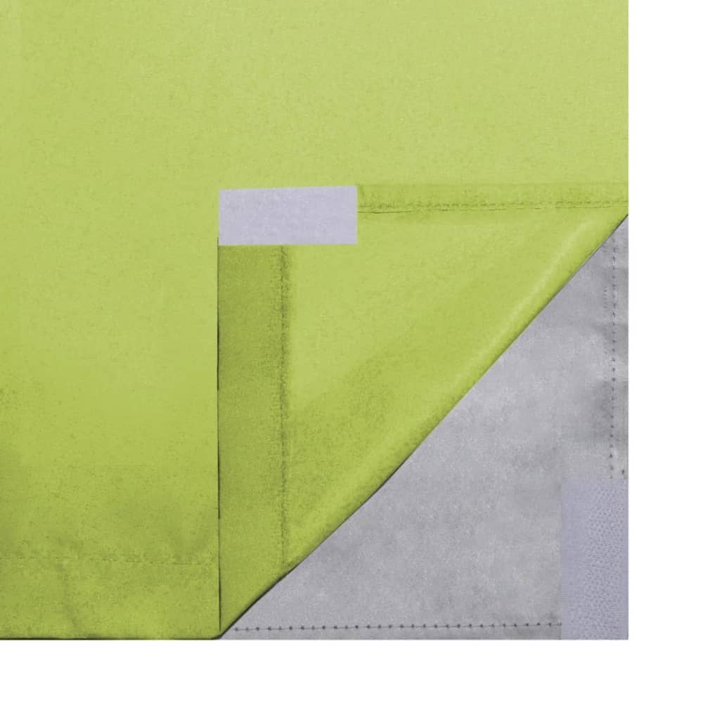 Gordijnen Verduisterend Dubbellaags 140X245 Cm Groen 2 St