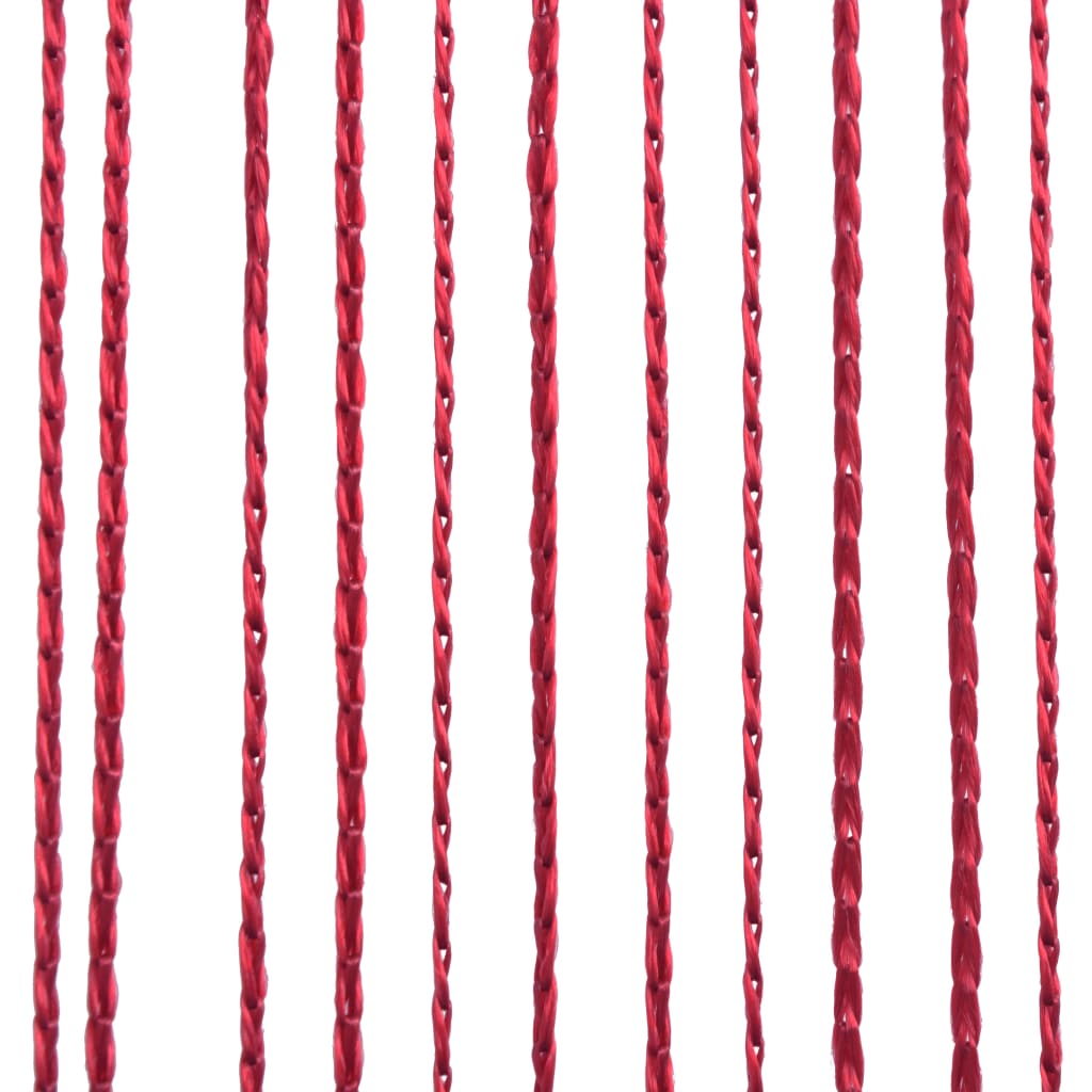 Dradengordijnen 100X250 Cm Wijnrood 2 St