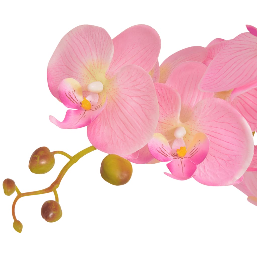 Kunst Orchidee Plant Met Pot 65 Cm Roze