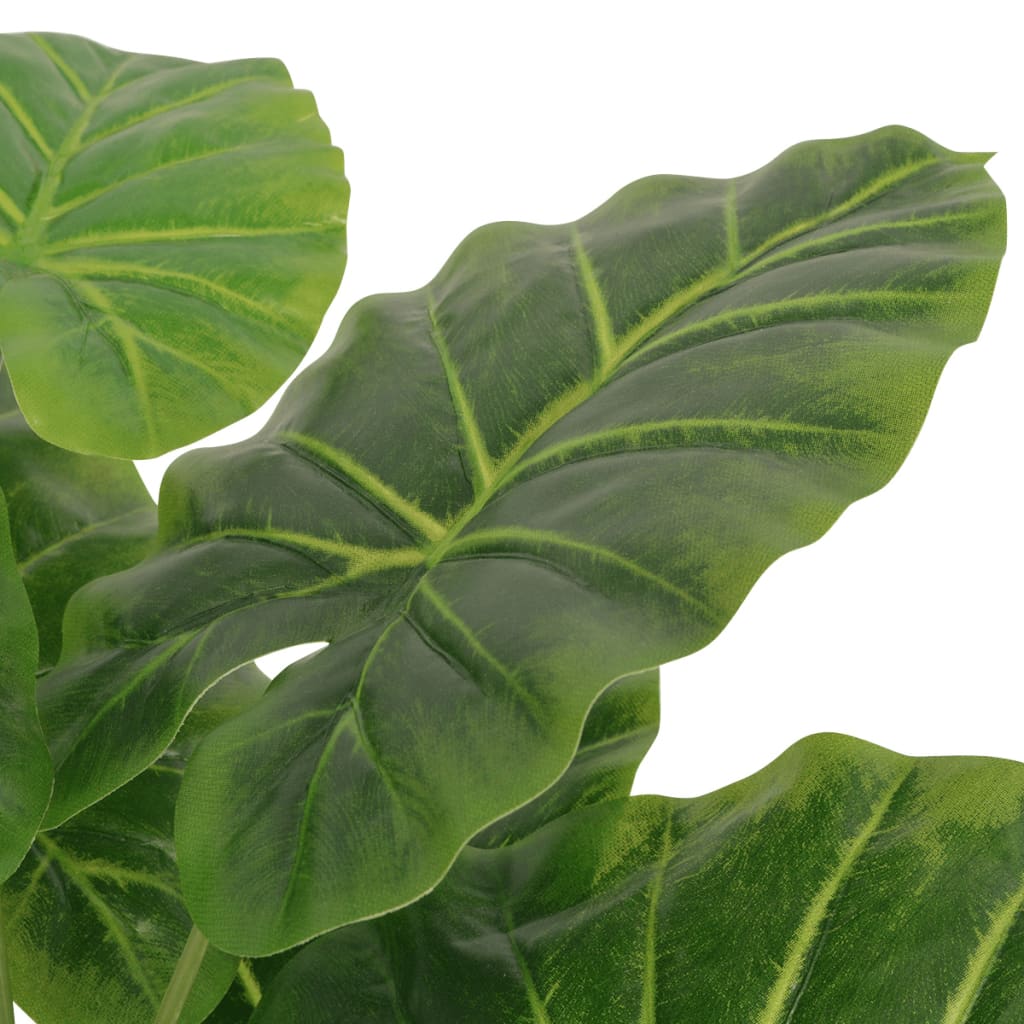 Kunst Taro Plant Met Pot 45 Cm Groen