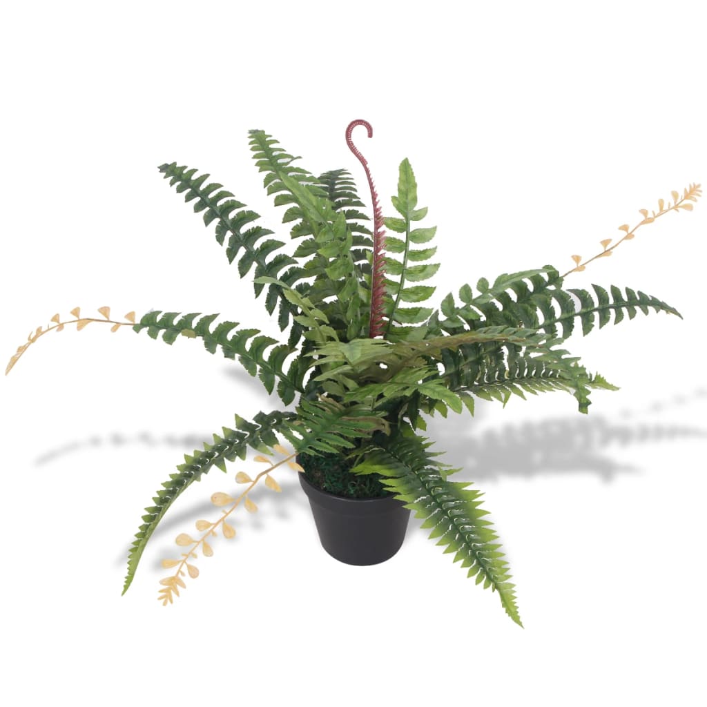 Kunst Varen Plant Met Pot 50 Cm Groen