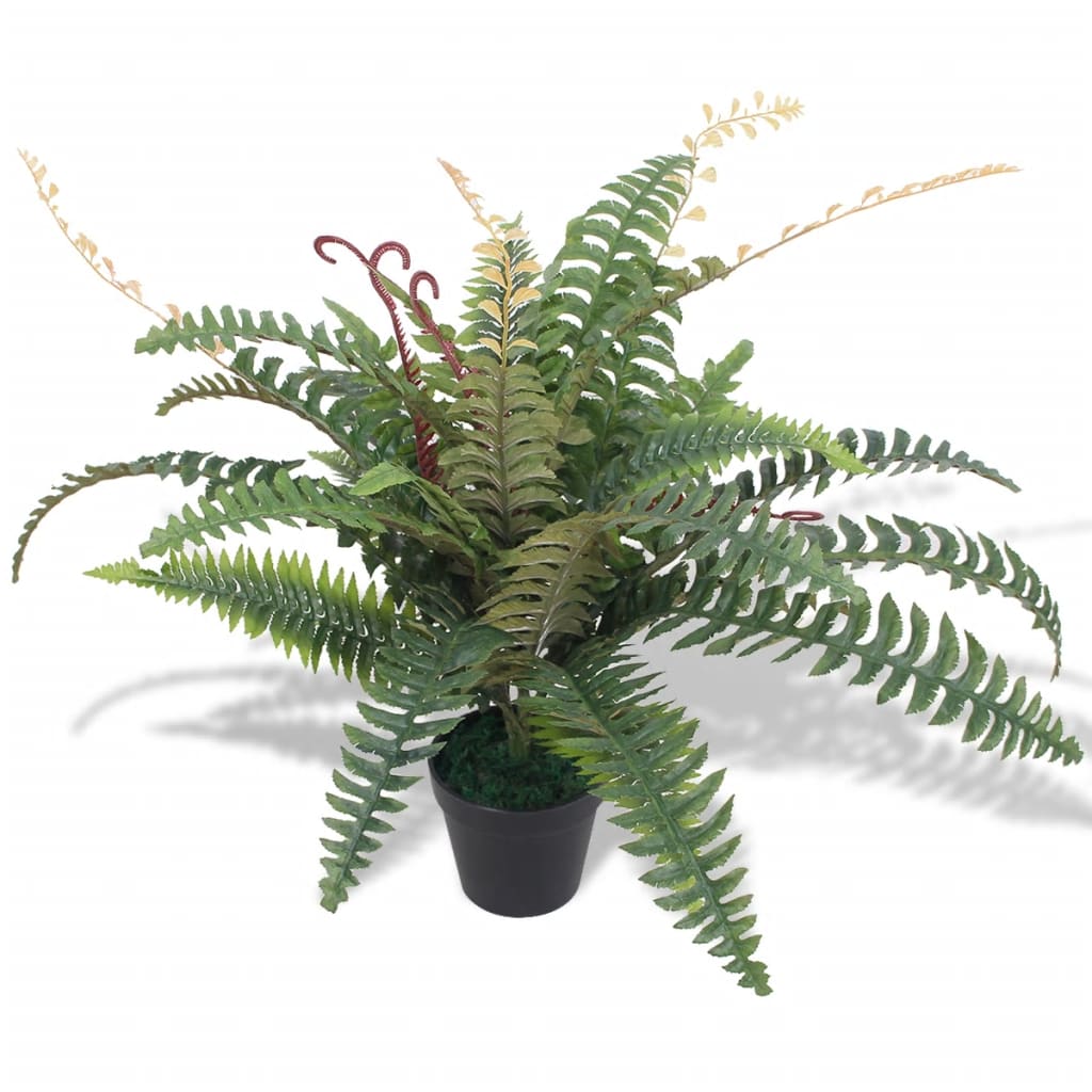 Kunst Varen Plant Met Pot 60 Cm Groen