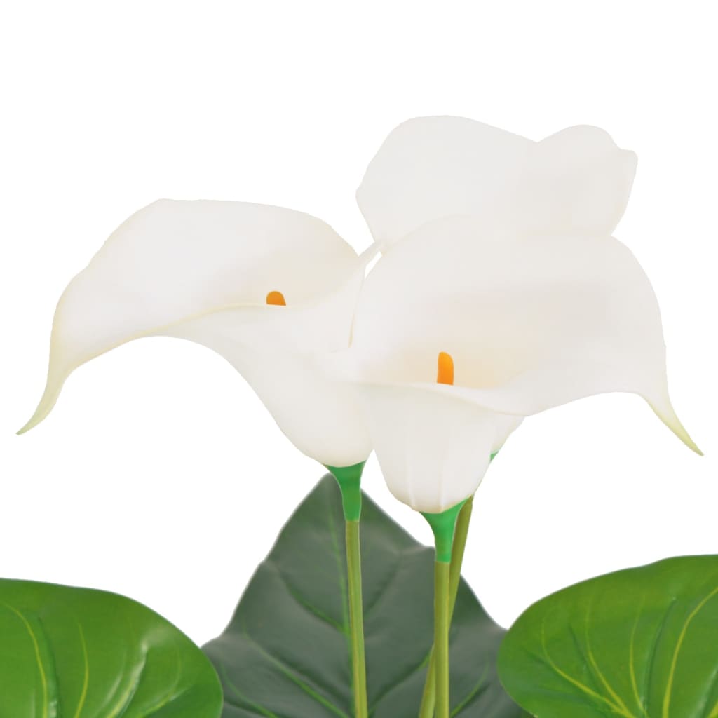 Kunst Calla Lelie Plant Met Pot 85 Cm Wit