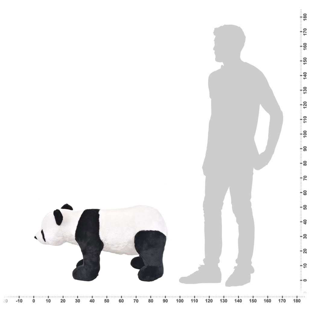Speelgoedpanda Staand Xxl Pluche Zwart En Wit