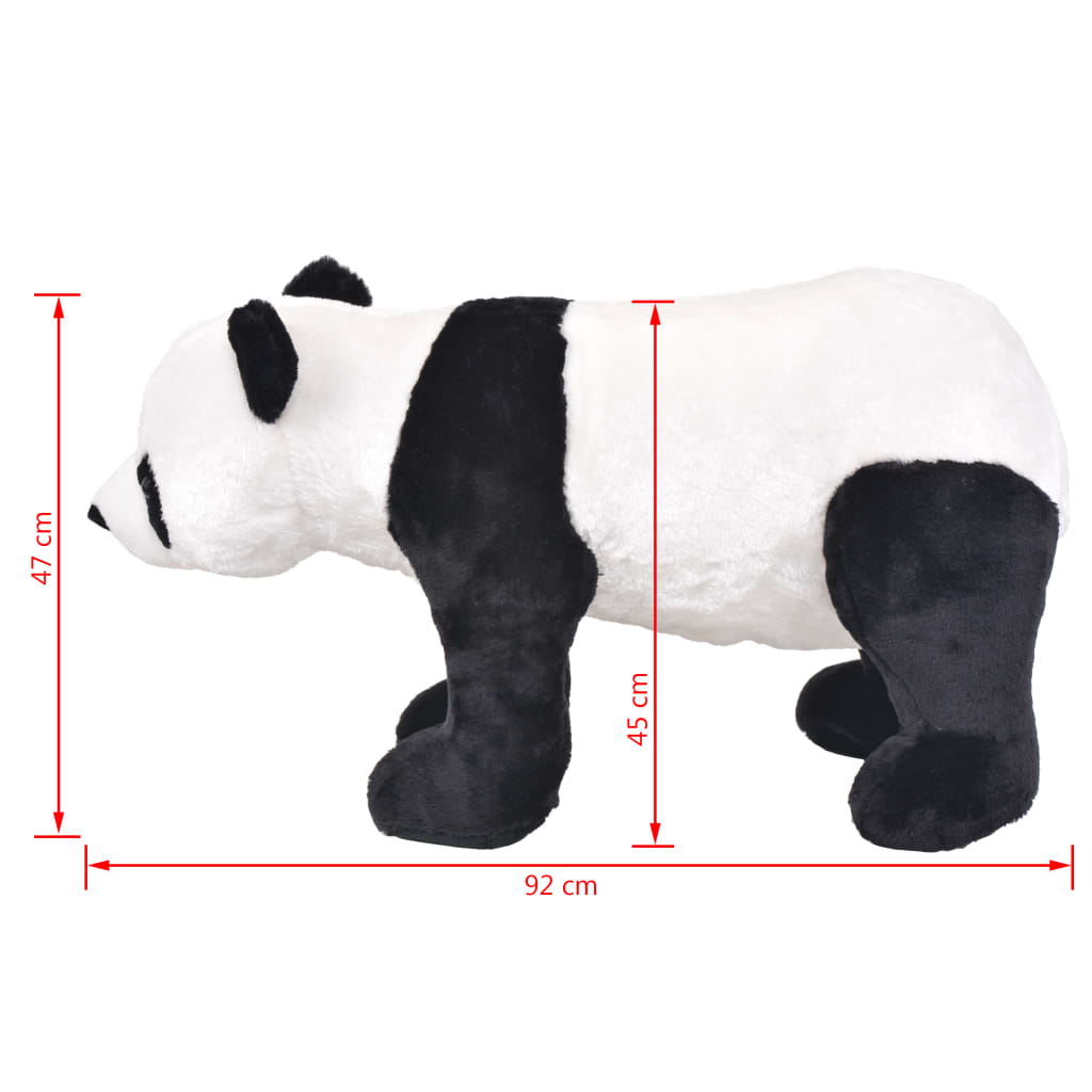Speelgoedpanda Staand Xxl Pluche Zwart En Wit