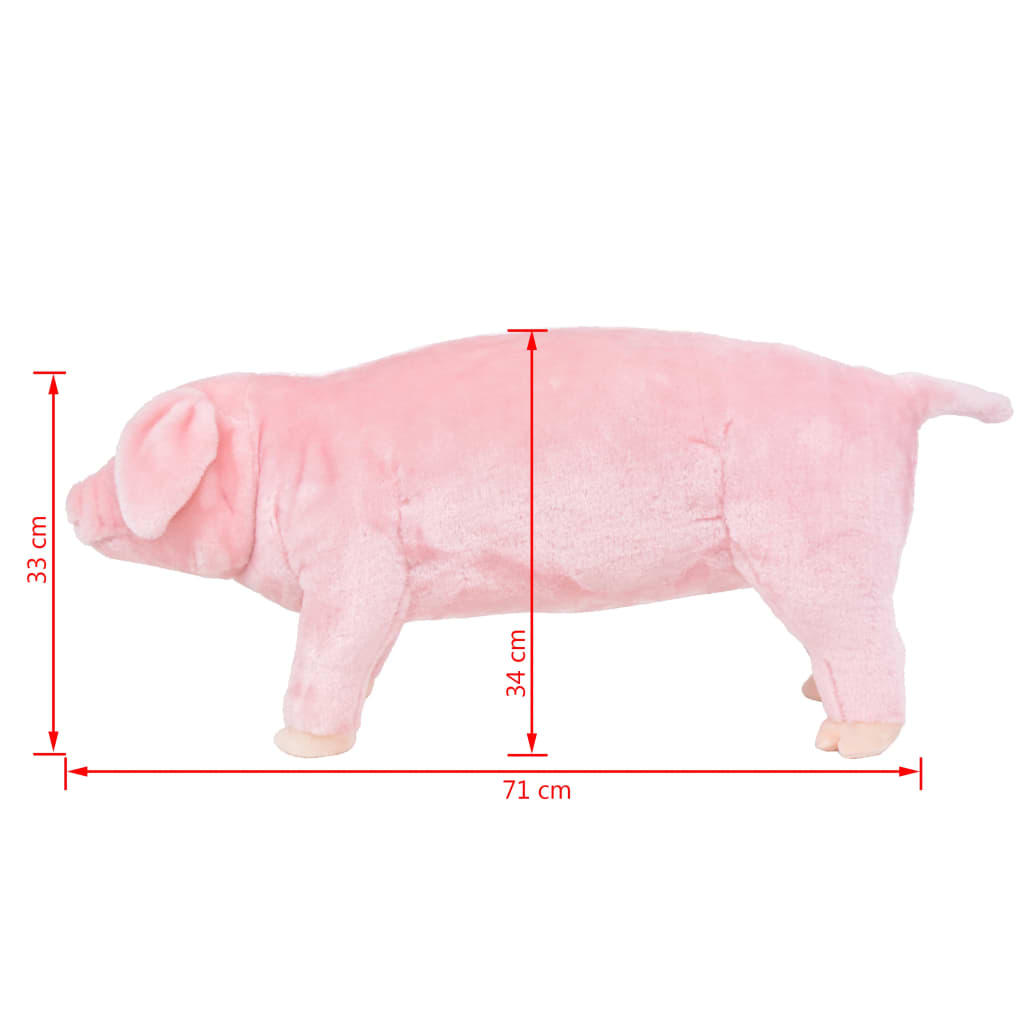 Speelgoedvarken Staand Xxl Pluche Roze