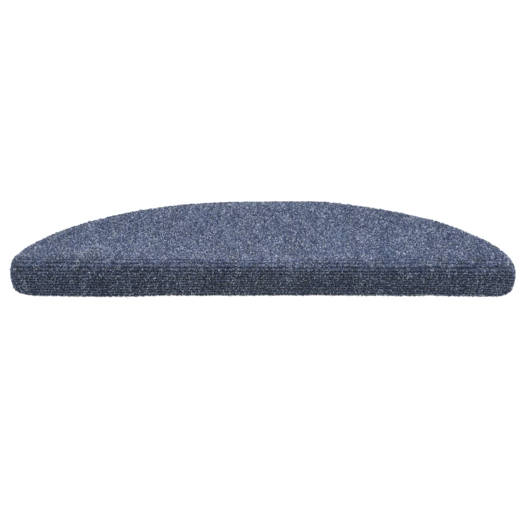 Trapmat Zelfklevend 56X17X3 Cm Naaldvilt Blauw 15 St