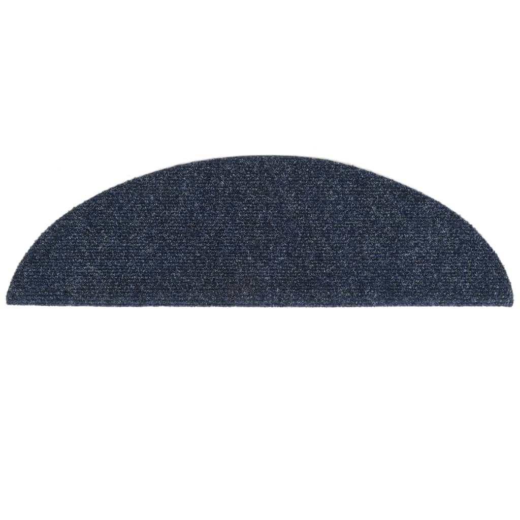 Trapmat Zelfklevend 56X17X3 Cm Naaldvilt Blauw 15 St