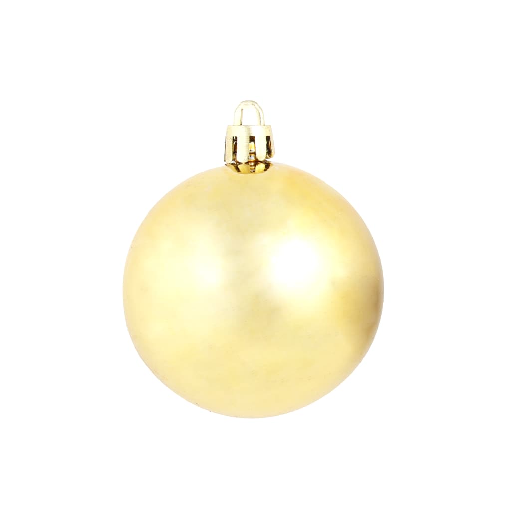 113-Delige Kerstballenset 3/4/6 Cm Goudkleurig