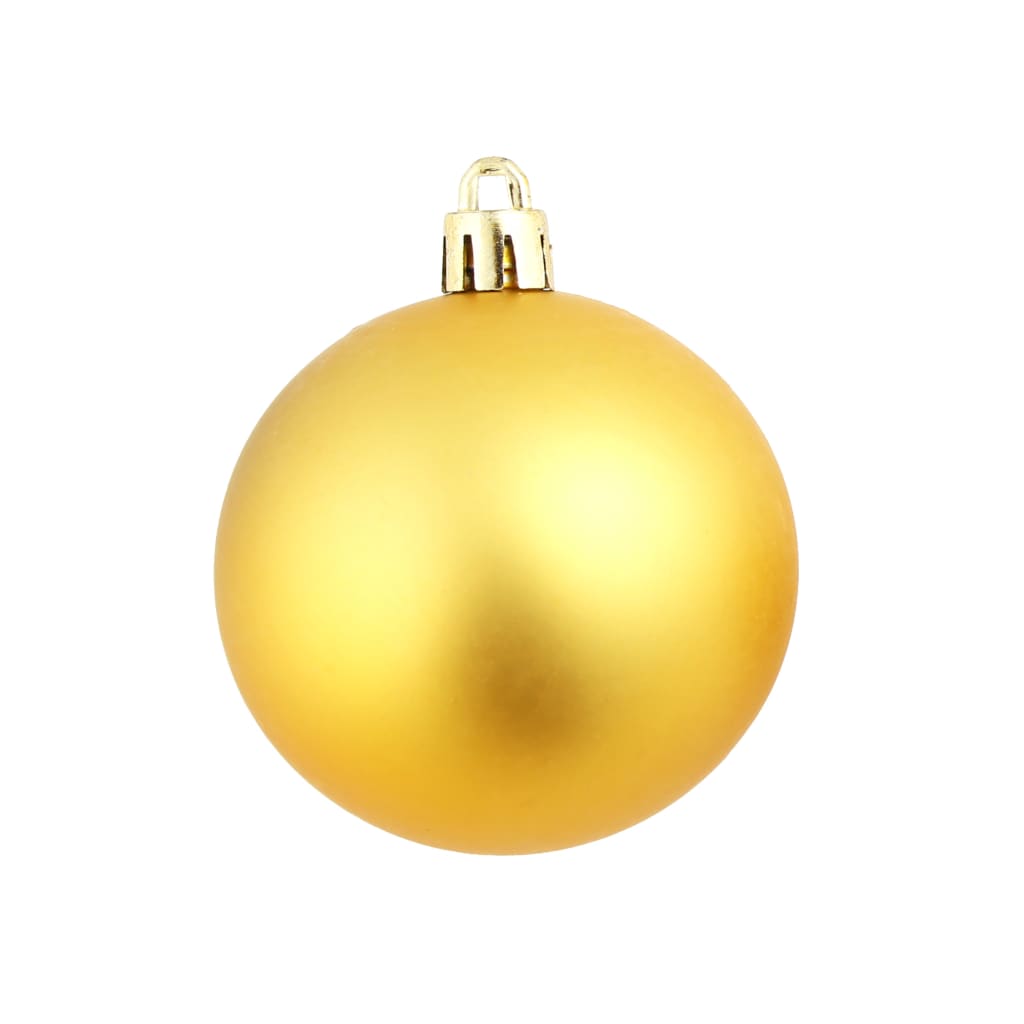 113-Delige Kerstballenset 3/4/6 Cm Goudkleurig