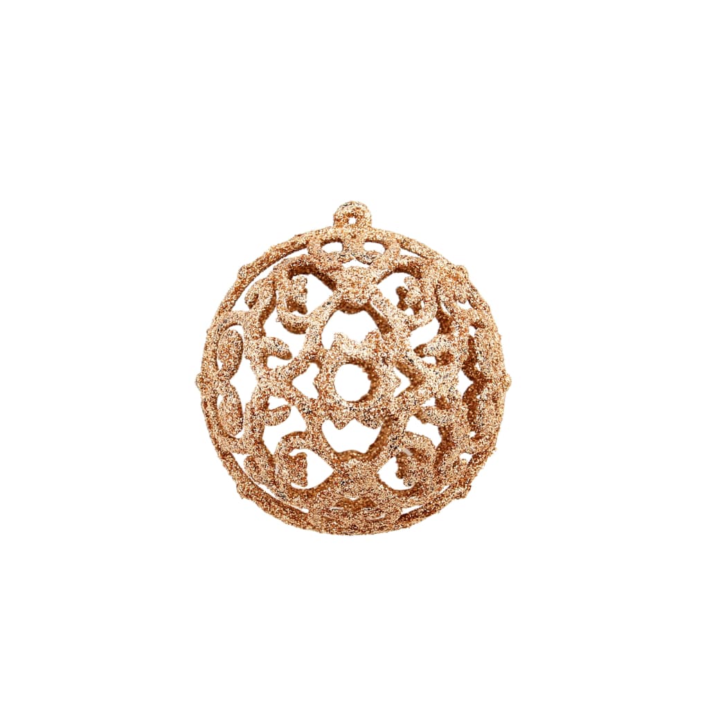 100-Delige Kerstballenset 3/4/6 Cm Rose/Goudkleurig