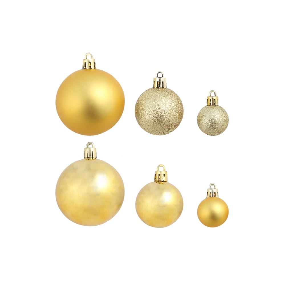 Kerstballen 100 St Zilverkleurig/Goudkleurig