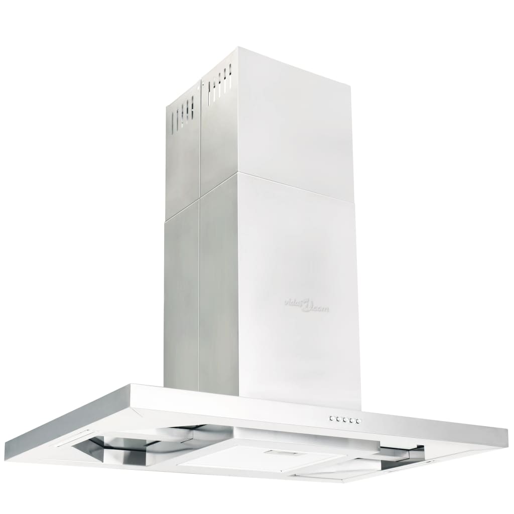 Eilandafzuigkap 756 M³/U Led 90 Cm Roestvrij Staal