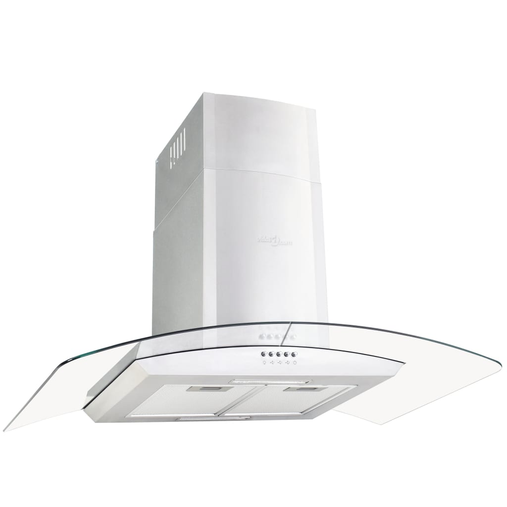 Wandafzuigkap 756 M³/U Led 90 Cm Roestvrij Staal