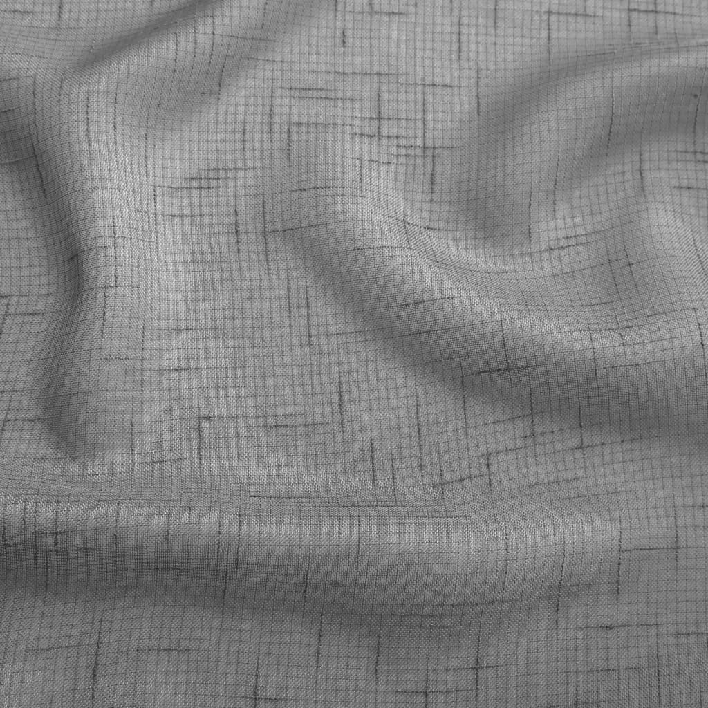 Glasgordijnen Linnen-Look 140X225 Cm Antraciet 2 St