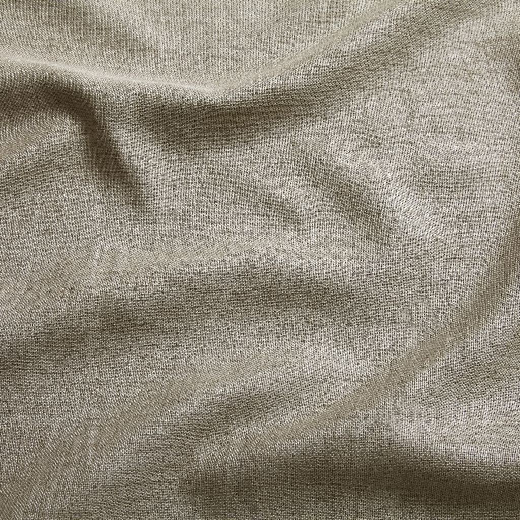Gordijnen Linnen-Look Verduisterend 140X175 Cm Beige 2 St