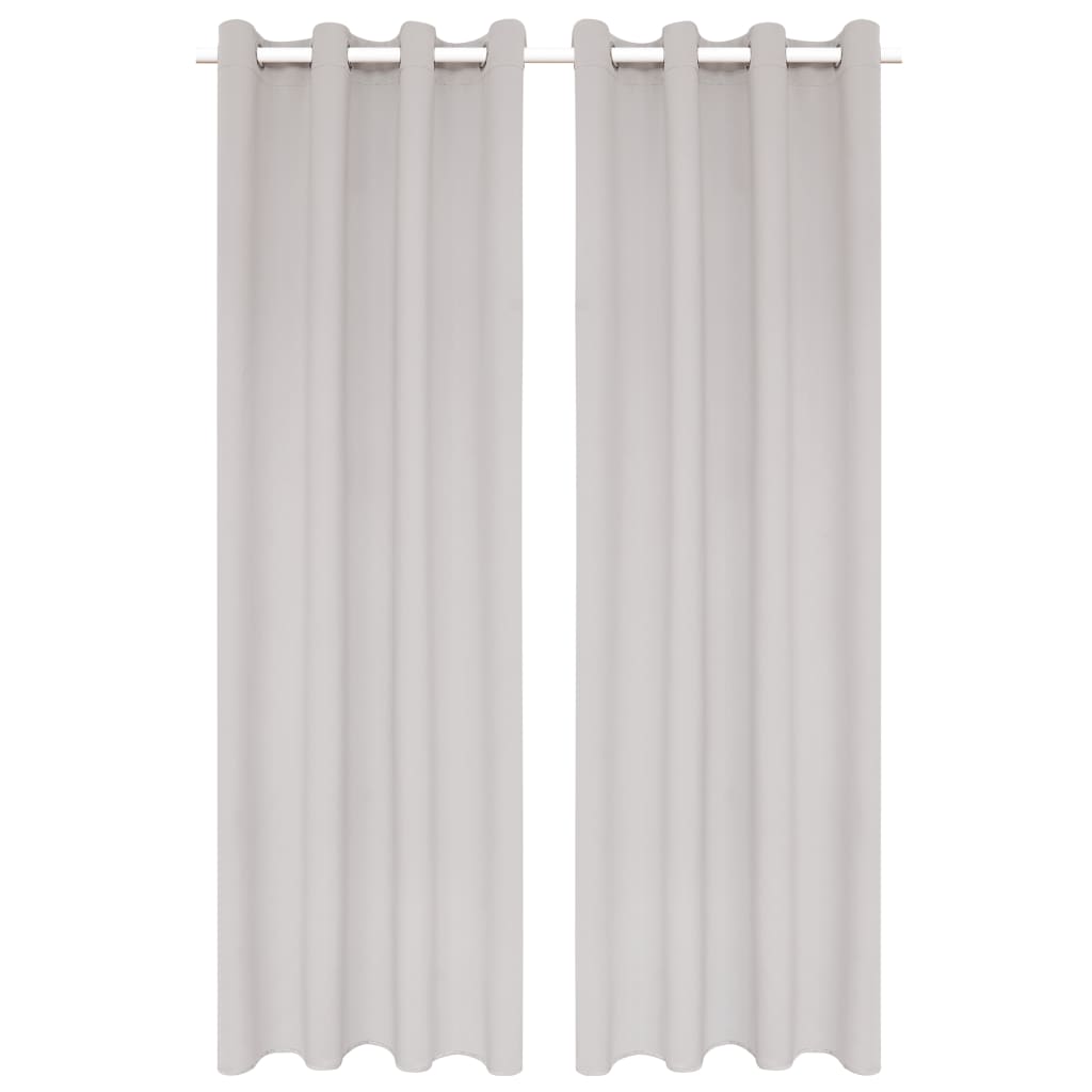 Gordijnen Verduisterend 140X245 Cm Beige 2 St