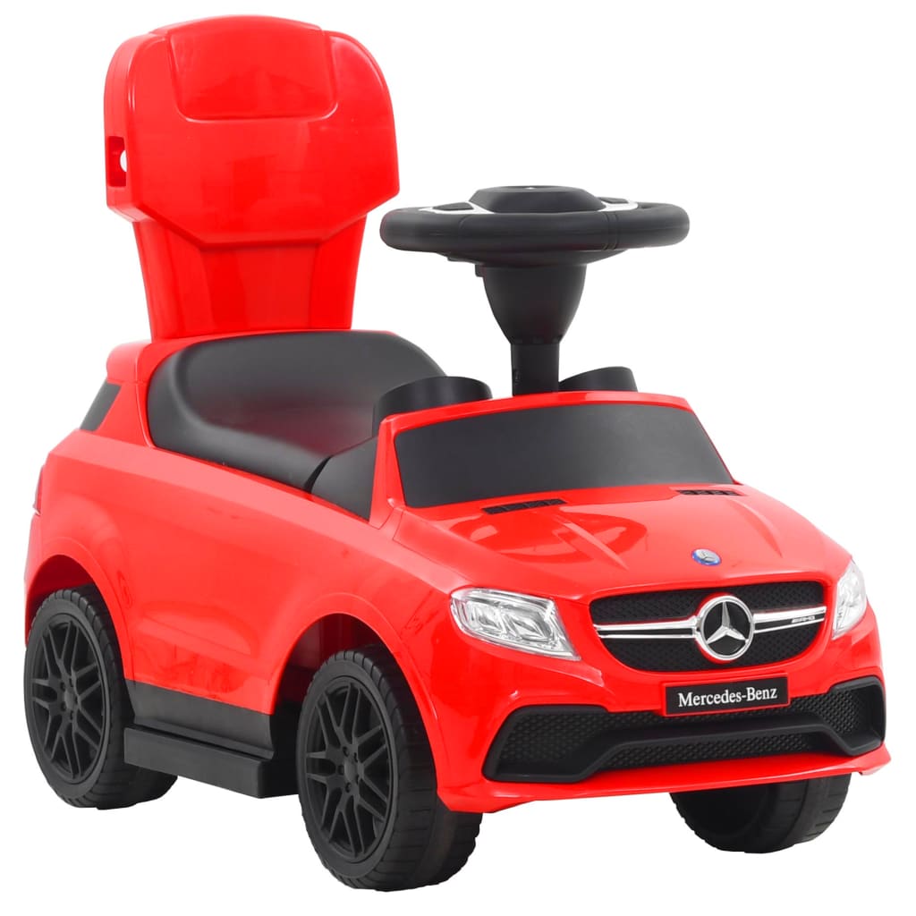 Loopauto Met Duwstang Mercedes Benz Gle63 Rood