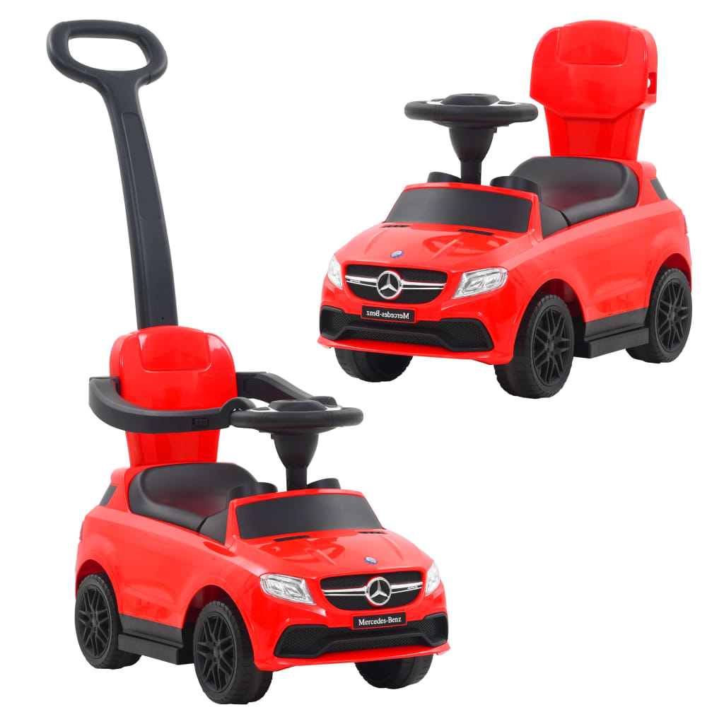 Loopauto Met Duwstang Mercedes Benz Gle63 Rood