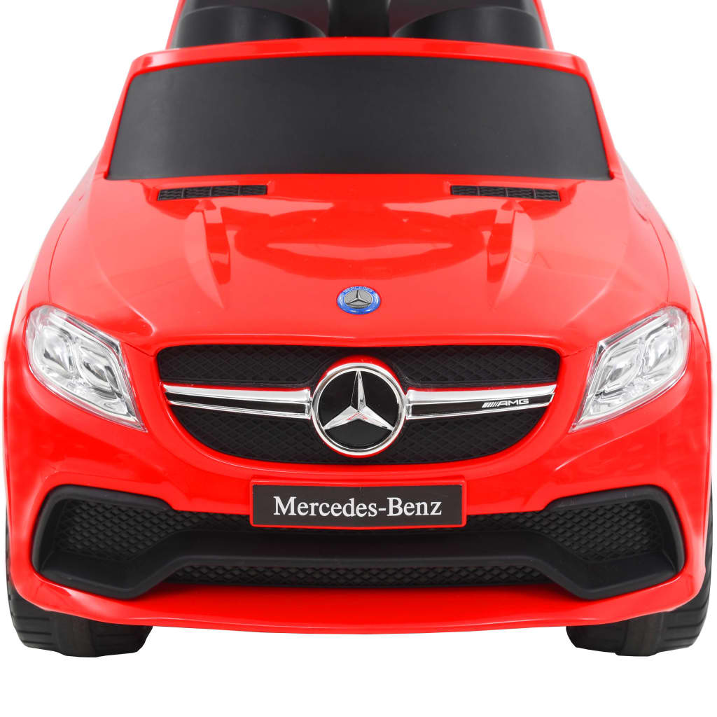 Loopauto Met Duwstang Mercedes Benz Gle63 Rood