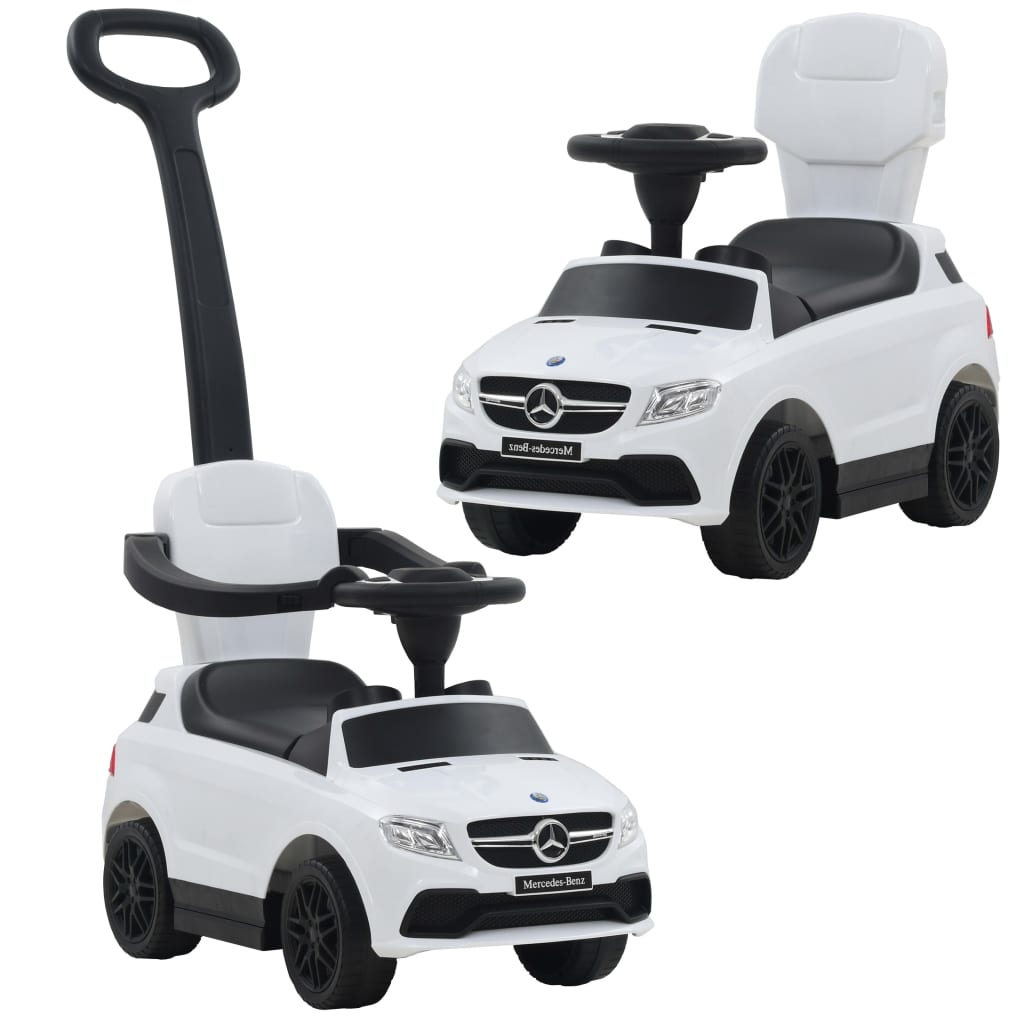 Loopauto Met Duwstang Mercedes Benz Gle63 Wit