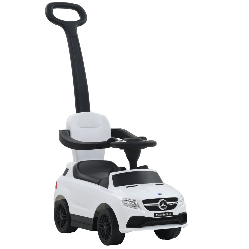 Loopauto Met Duwstang Mercedes Benz Gle63 Wit