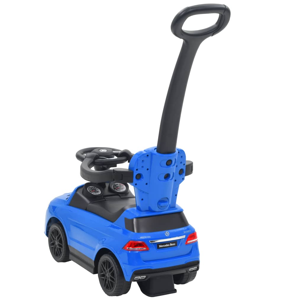 Loopauto Met Duwstang Mercedes Benz Gle63 Blauw