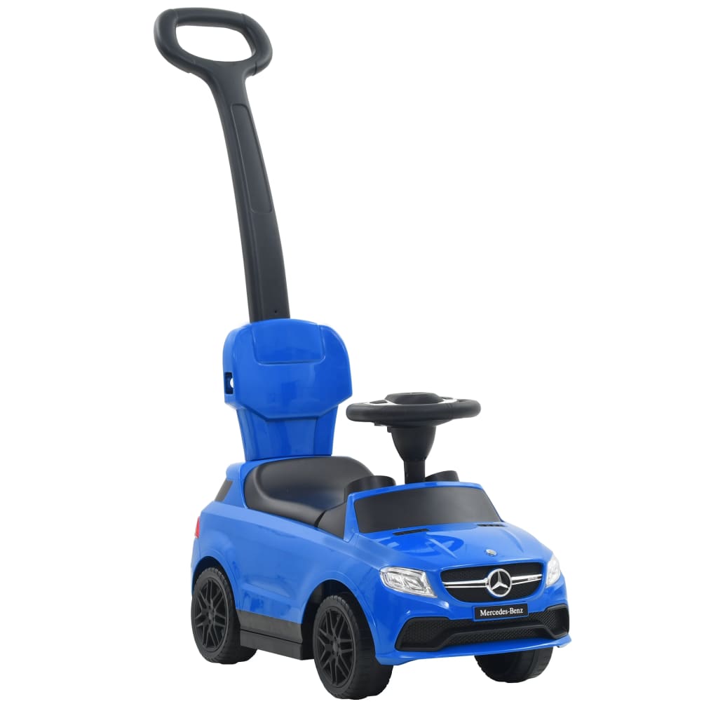 Loopauto Met Duwstang Mercedes Benz Gle63 Blauw