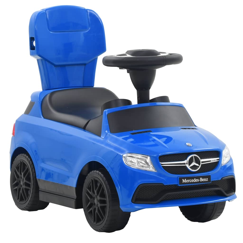 Loopauto Met Duwstang Mercedes Benz Gle63 Blauw
