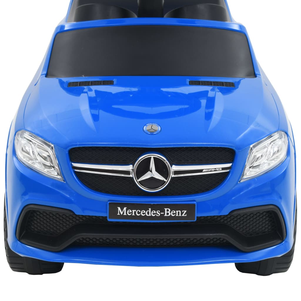 Loopauto Met Duwstang Mercedes Benz Gle63 Blauw