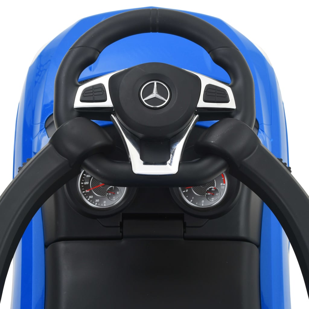 Loopauto Met Duwstang Mercedes Benz Gle63 Blauw