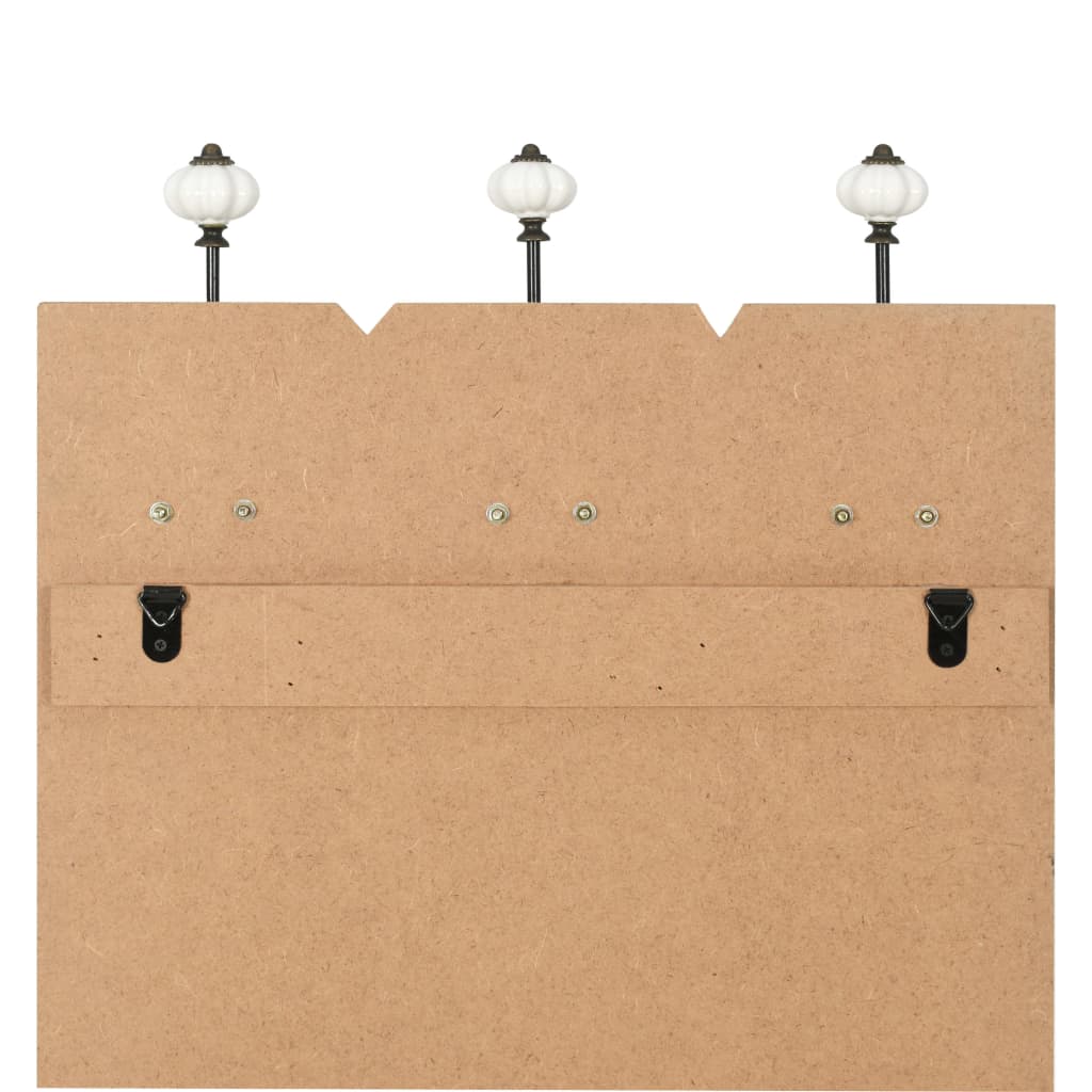 Wandkapstok Met 6 Haken Family Rules 120X40 Cm