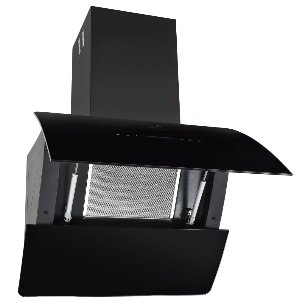 Wandafzuigkap 756 M³/U 60 Cm Roestvrij Staal Zwart